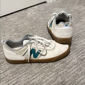 New Balance Cream and Teal Casual Shoes